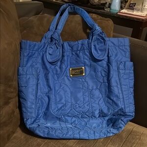 EC-Marc Jacobs Royal Blue Textured Tote